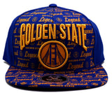 Golden State Top Level Legend Bridge Snapback Hat
