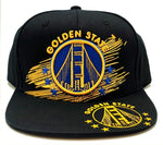 Golden State Top Level Scribble Bridge Snapback Hat