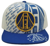 Golden State Top Level Split Bridge Snapback Hat
