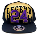 Los Angeles Top Level Legend 24 Drip Snapback Hat