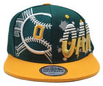 Oakland Premium Splash Snapback Hat