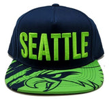 Seattle Top Level Blockbuster Snapback Hat