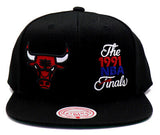 Chicago Bulls Mitchell & Ness NBA Finals Snapback Hat