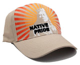 Native Pride Black Eagle Chief Burst Strapback Hat