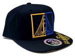 Golden State Top Level Boxed Bridge Snapback Hat