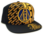 Golden State Top Level Split Bridge Snapback Hat