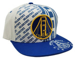 Golden State Top Level Split Bridge Snapback Hat