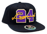 Los Angeles Top Level Legend 24 Stacked Script Snapback Hat