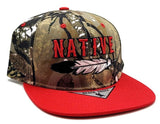 Native Pride Black Eagle Camouflage Snapback Hat