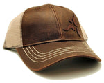 Wrangler PBR Leather Tone Mesh Snapback Hat