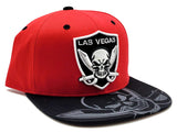 Las Vegas Top Level Cross Swords Snapback Hat