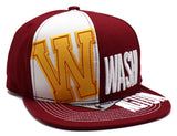 Washington Black Eagle W Panel Snapback Hat