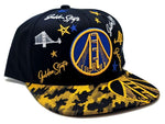 Golden State Top Level Celebration Bridge Snapback Hat