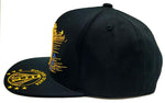 Golden State Top Level Scribble Bridge Snapback Hat