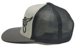 Wrangler Bull Head Mesh Snapback Hat