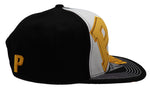 Pittsburgh Black Eagle P Panel Snapback Hat