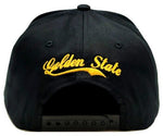 Golden State Top Level Scribble Bridge Snapback Hat