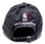 Golden State Warriors Adidas 5x 2017 NBA Champions Slouch Strapback Hat