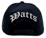 Watts Headlines Old English Banner Snapback Hat