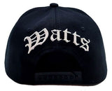 Watts Headlines Old English Banner Snapback Hat