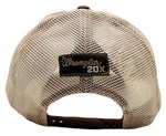 Wrangler PBR Leather Tone Mesh Snapback Hat