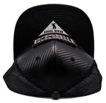 King Black Eagle Carbon Metal Mesh Snapback Hat