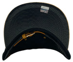 Pittsburgh E-Flag Stacked Leather Strapback Hat