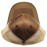 Wrangler PBR Leather Tone Mesh Snapback Hat