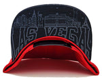 Las Vegas Top Level Cross Swords Snapback Hat