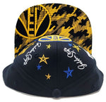 Golden State Top Level Celebration Bridge Snapback Hat