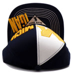 Michigan Black Eagle M Panel Snapback Hat