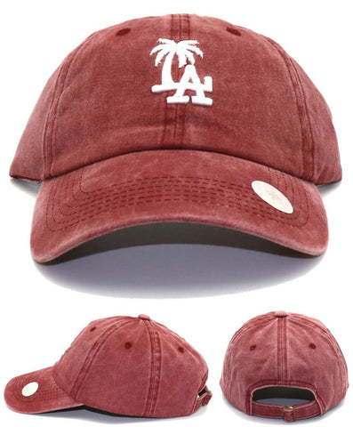 Los Angeles Headlines Vintage Palm Strapback Hat