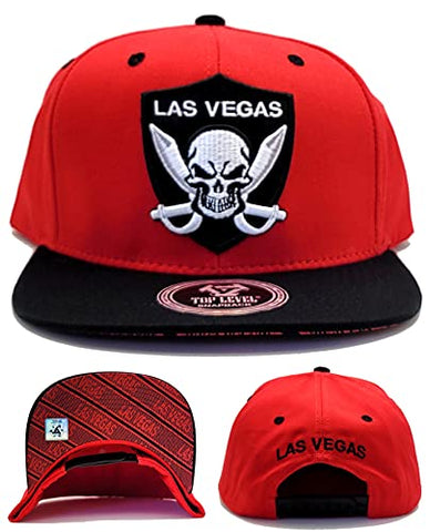 Las Vegas Top Level Cross Swords Snapback Hat