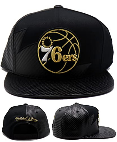 Philadelphia Mitchell & Ness 76ers Sharktooth Snapback Hat