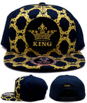 Top Level Crown King Luxe Chains Snapback Hat