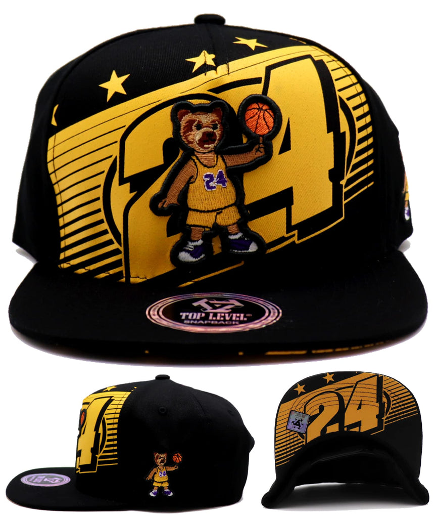 Los Angeles Legend New Kobe 24 Lakers Mamba White Purple Era Snapback Hat  Cap