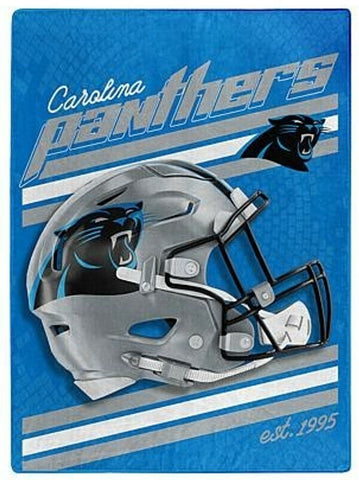 Carolina Panthers Northwest Royal Speed Helmet Blanket
