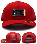 4350 District Leader of Generation Apparel King Gold Metal Mesh Snapback Hat