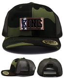 4350 District Leader of Generation Apparel King Gold Metal Mesh Snapback Hat