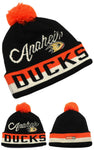 Anaheim Ducks CCM Youth Cuffed Pom Beanie