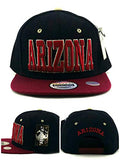 Arizona Headlines Sedona Black Blockbuster Snapback Hat