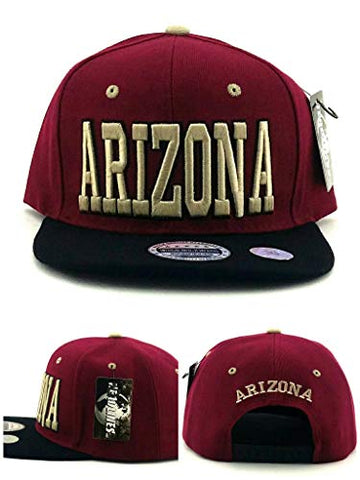 Arizona Headlines Sedona Red Blockbuster Snapback Hat