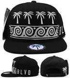 BLVD Supply Palm Tree Waves Snapback Hat