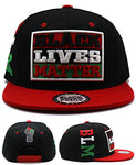 Black Pride Top Pro Black Lives Matter Stacked Snapback Hat