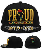 Black Pride Top Pro Proud of My Roots Snapback Hat