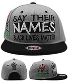 Black Pride Top Pro Say Their Names Snapback Hat