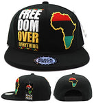 Black Pride Top Pro Freedom Over Everything Snapback Hat