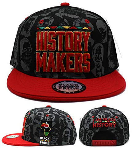 Black Pride Top Pro History Makers Snapback Hat