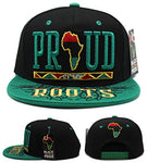 Black Pride Top Pro Proud of My Roots Snapback Hat