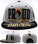 Black Pride Top Pro Proud of My Roots Snapback Hat